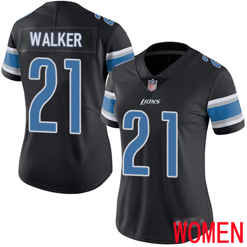 Detroit Lions Limited Black Women Tracy Walker Jersey NFL Football 21 Rush Vapor Untouchable